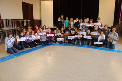 Schüler in der Aula