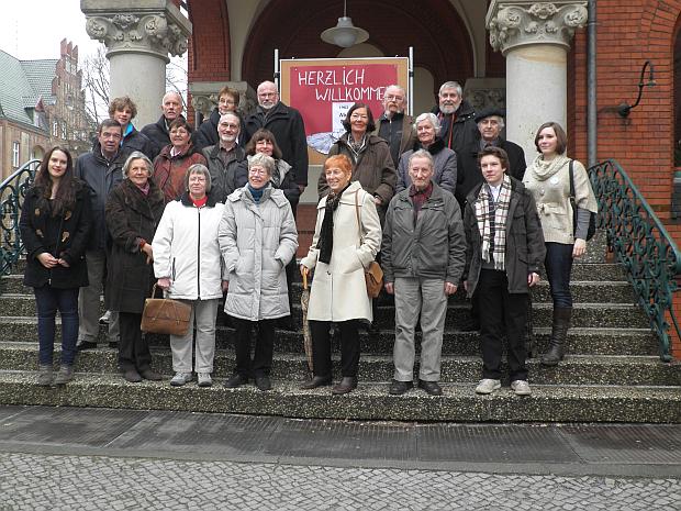 Gruppenbild mit Schülervertretern