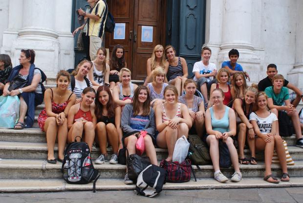 Gruppenfoto in Venedig