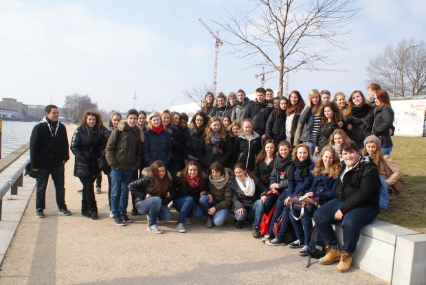 Gruppenfoto an der Spree