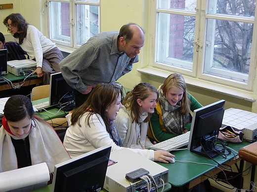 Zeitungsprojekt: Blick in eine Schulklasse